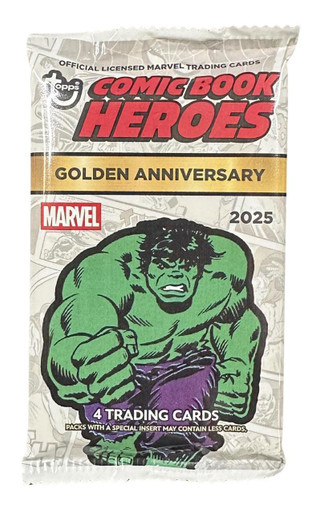 2025 Topps Marvel Comic Book Heroes 1975 Golden Anniversary Pack