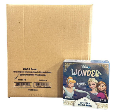 2025 Topps Disney Wonder Mega 20 Box Case