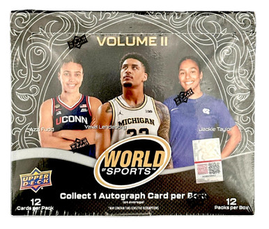 2025 Upper Deck World of Sports Volume 2 Hobby Box