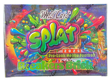 レインボーフラッシュカード　25枚セット　pkt.25 2025 Wild Card Splat Football Breakers Brick Hobby Box