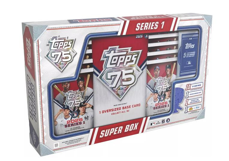 Image of 2026 Topps Series 1 Baseball Super Box