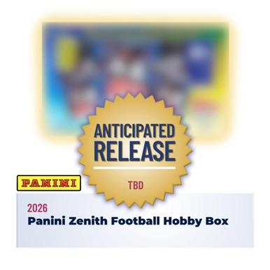 2026 Panini Zenith Football Hobby Box
