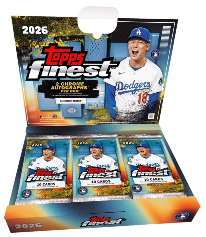 Image of 2026 Topps Finest Baseball Hobby Box