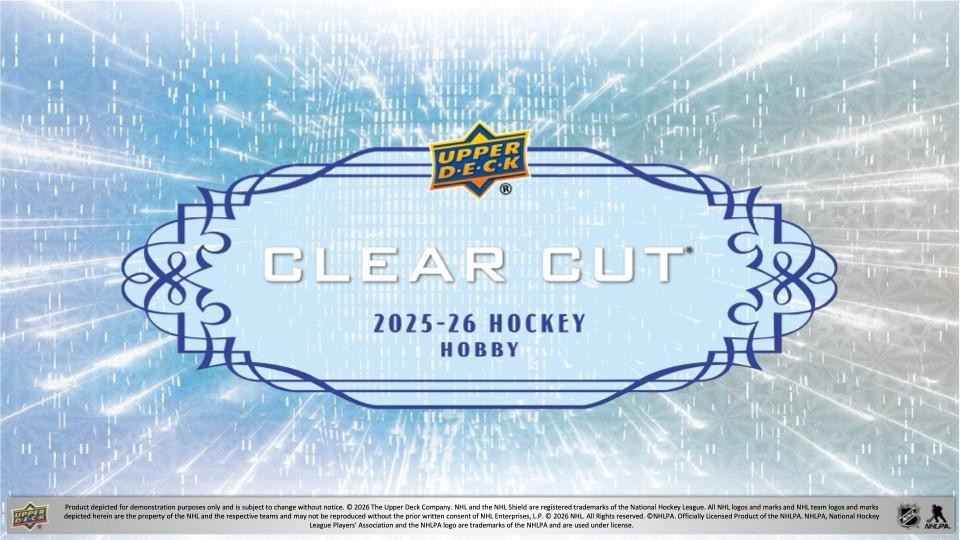 Image of 2025/26 Upper Deck Clear Cut Hockey Hobby Box