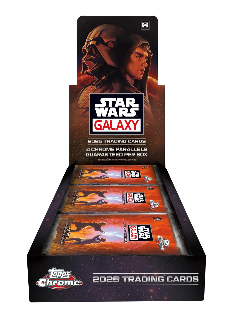 Image of 2025 Topps Star Wars Chrome Galaxy Hobby Box