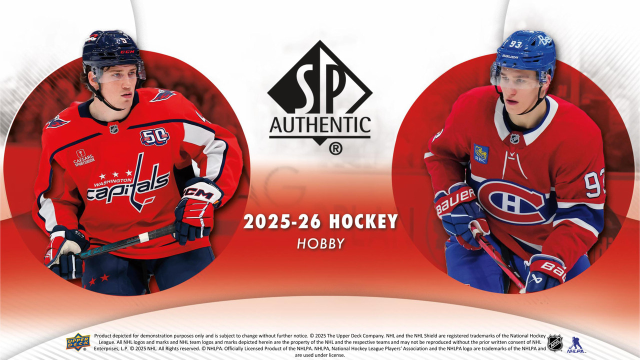 Image of 2025/26 Upper Deck SP Authentic Hockey Hobby Box