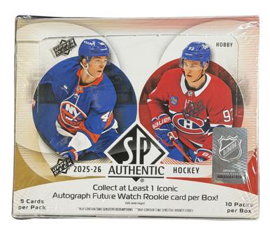 2025/26 Upper Deck SP Authentic Hockey Hobby Box