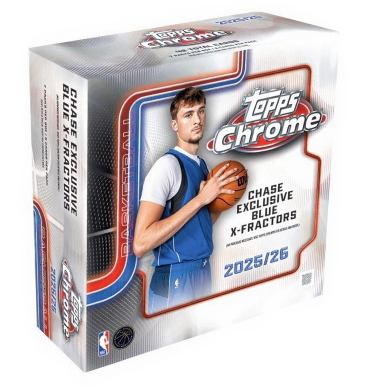 Image of 2025/26 Topps Chrome Basketball Mega Box