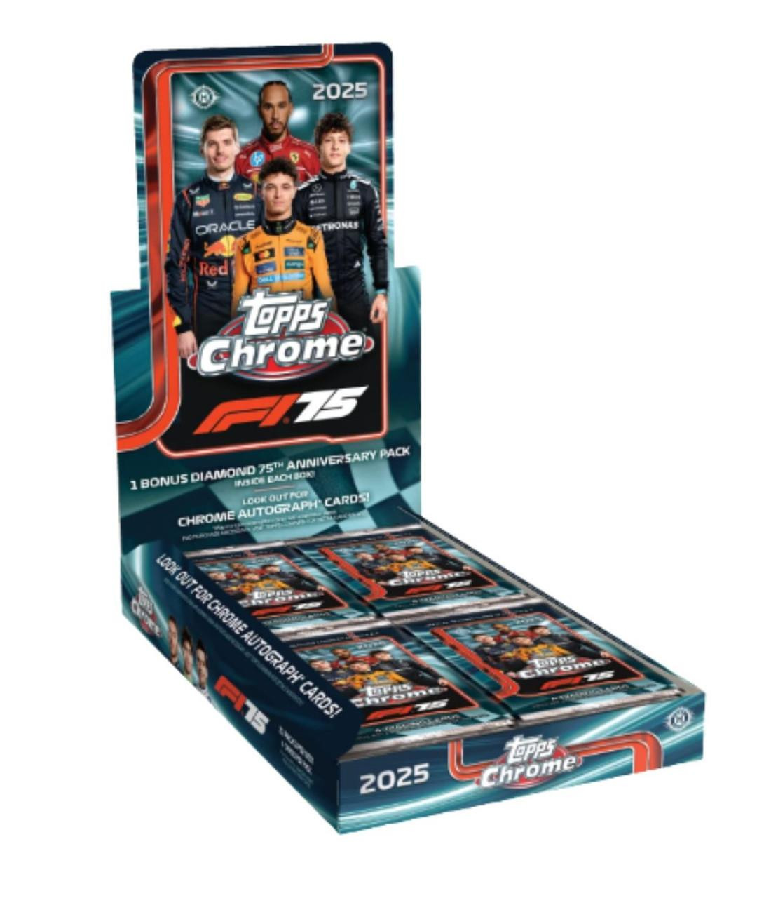 Image of 2025 Topps Chrome Formula 1 Racing Hobby Box