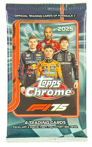 2025 Topps Chrome Formula 1 Racing Hobby Pack