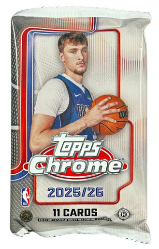 2025/26 Topps Chrome Basketball Jumbo Pack