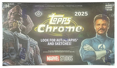 2025 Topps Chrome Marvel Studios Hobby Box