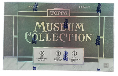 2024/25 Topps UEFA Club Competitions Museum Soccer Hat Trick Hobby Box