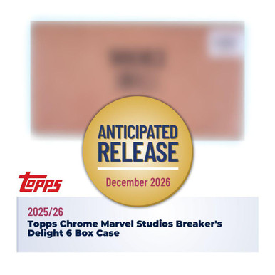 2026 Topps Chrome Marvel Studios Breaker's Delight 6 Box Case