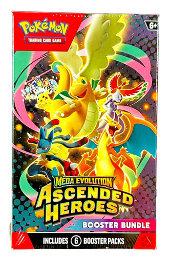 Pokemon Mega Evolution Ascended Heroes Booster Bundle Box