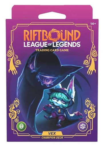 Riftbound League of Legends Unleashed Champion Deck Vex Riftbound League of Legends Unleashed Champion Deck Vex