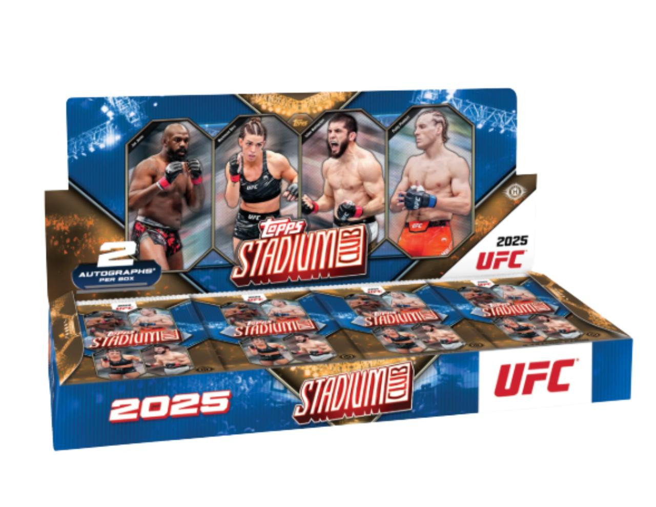 Image of 2025 Topps Stadium Club UFC Hobby Box