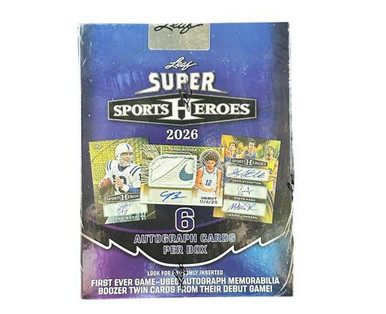 2026 Leaf Metal Super Sports Heroes Box