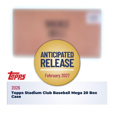 2026 Topps Stadium Club Baseball Mega 20 Box Case