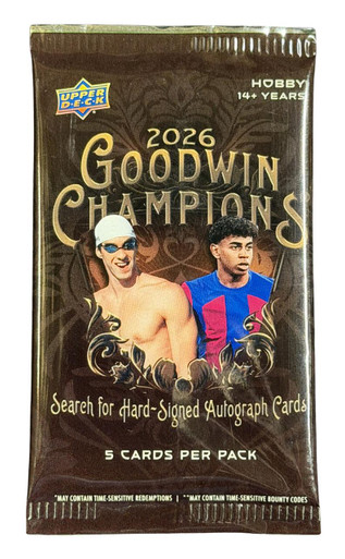 2026 Upper Deck Goodwin Champions Hobby Pack