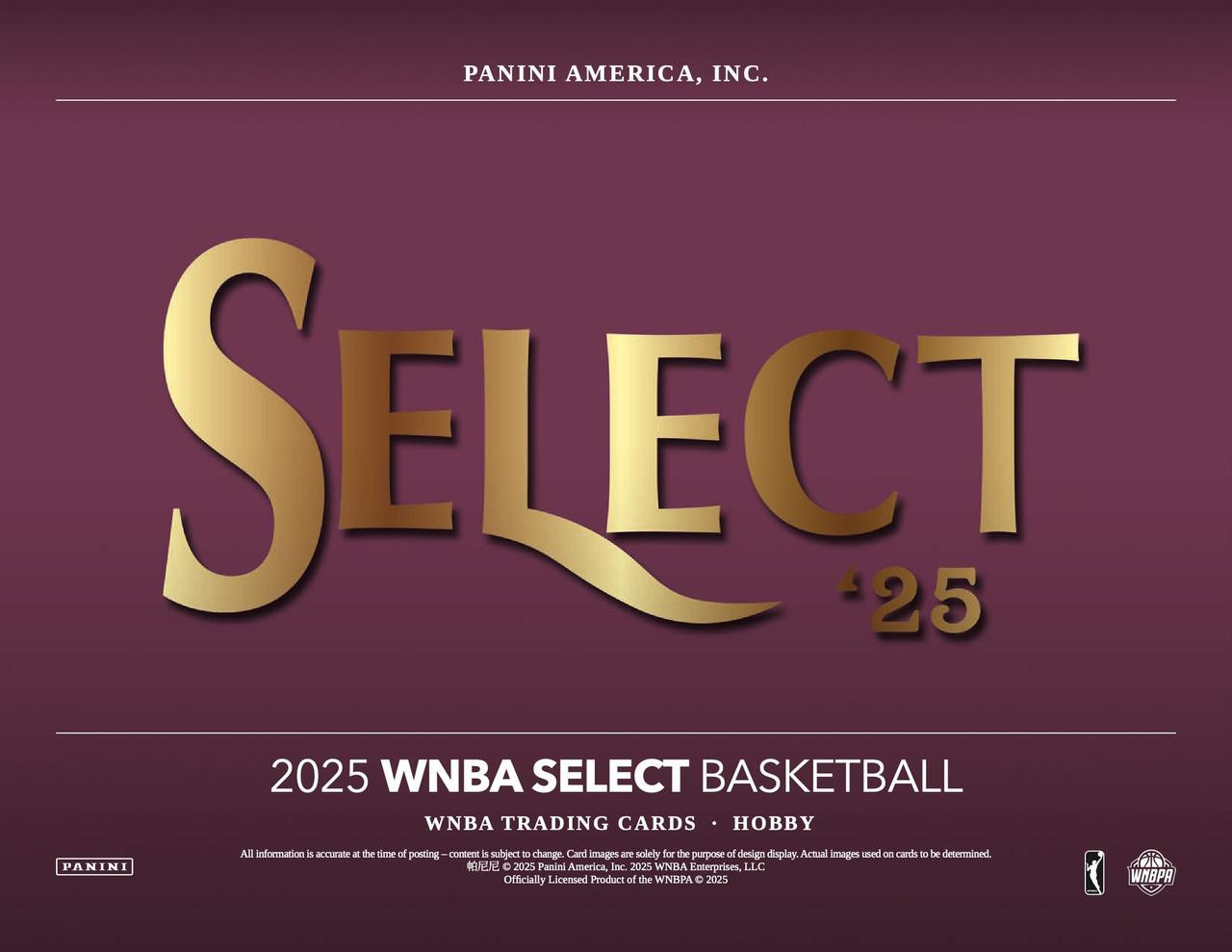 Image of 2025 Panini Select WNBA Basketball Hobby Box