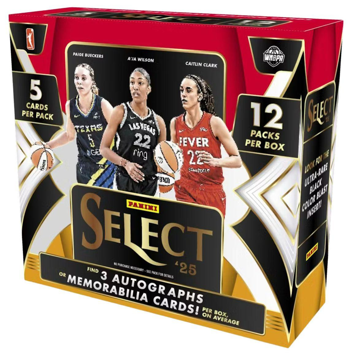 Image of 2025 Panini Select WNBA Basketball Hobby Box