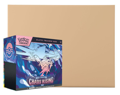 Pokemon Mega Evolution Chaos Rising Elite Trainer 10 Box Case