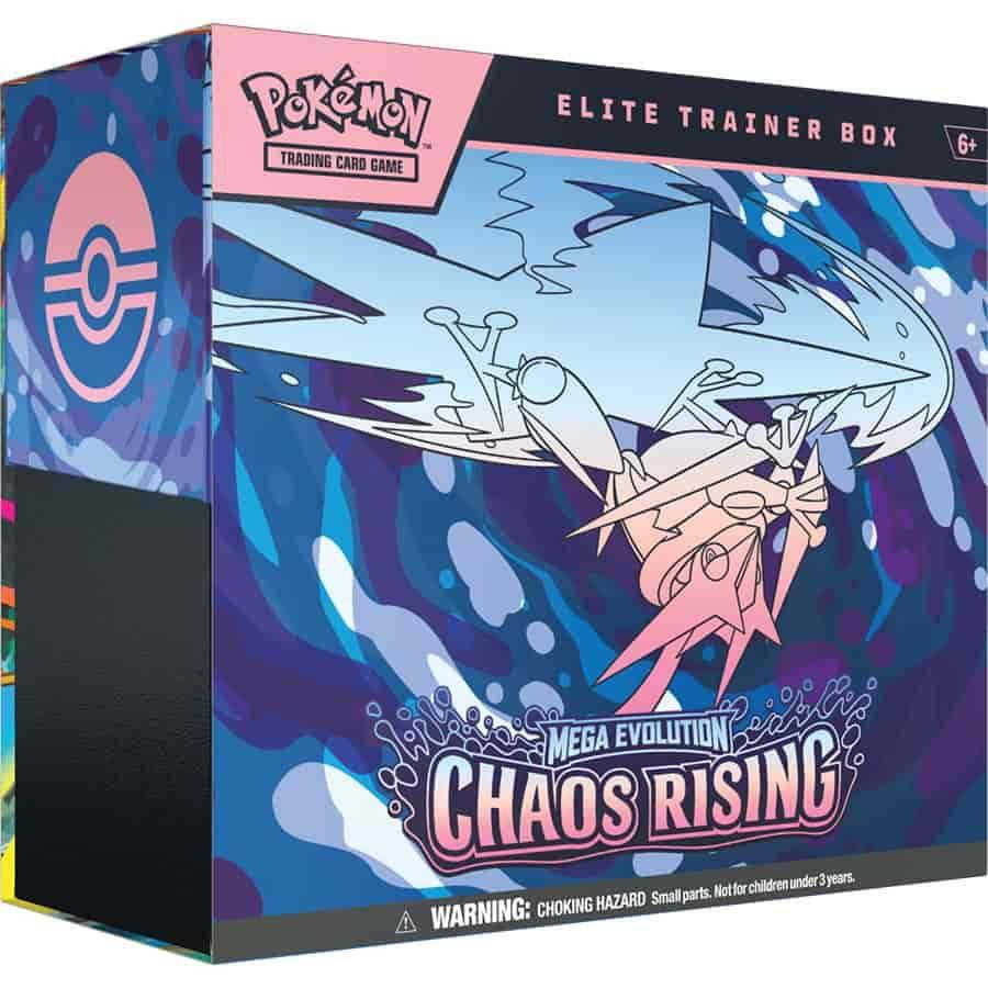 Image of Pokemon Mega Evolution Chaos Rising Elite Trainer Box