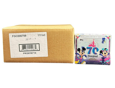 2025 Topps Disneyland 70th Anniversary Hobby 12 Box Case