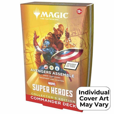 Magic: The Gathering Marvel Super Heroes Collector Commander Deck Box