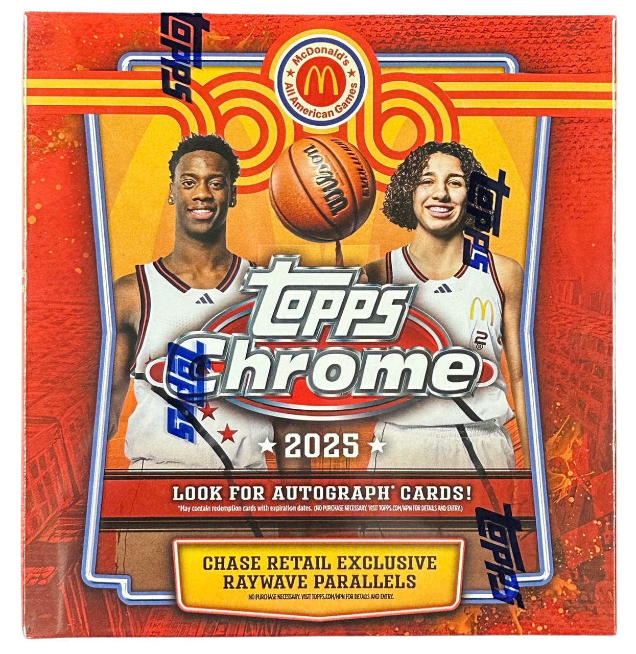 Image of 2025 Topps Chrome Mcdonald's All-American Basketball Mega Box