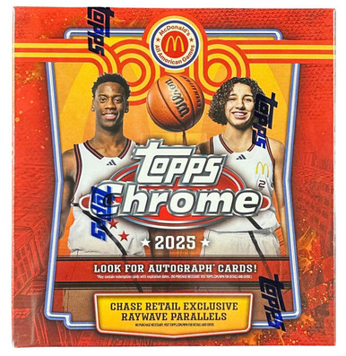 【未開封★新品レア】WINGS OVER AMERICA 特別版ボックスセット② 2025 Topps Chrome McDonald's All American Basketball Mega Box