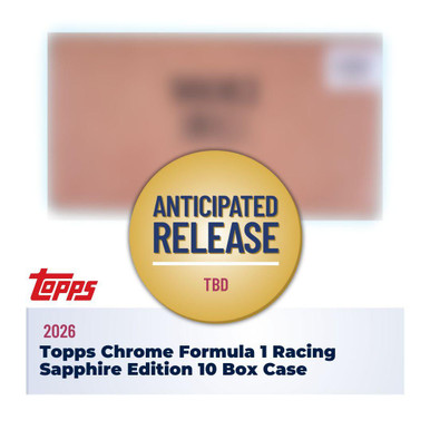 2026 Topps Chrome Formula 1 Racing Sapphire Edition 10 Box Case