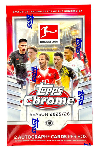 2025/26 Topps Chrome Bundesliga Soccer Hobby Box