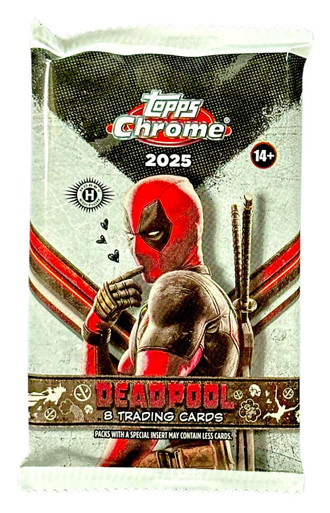 2025 Topps Chrome Marvel Deadpool Hobby Pack