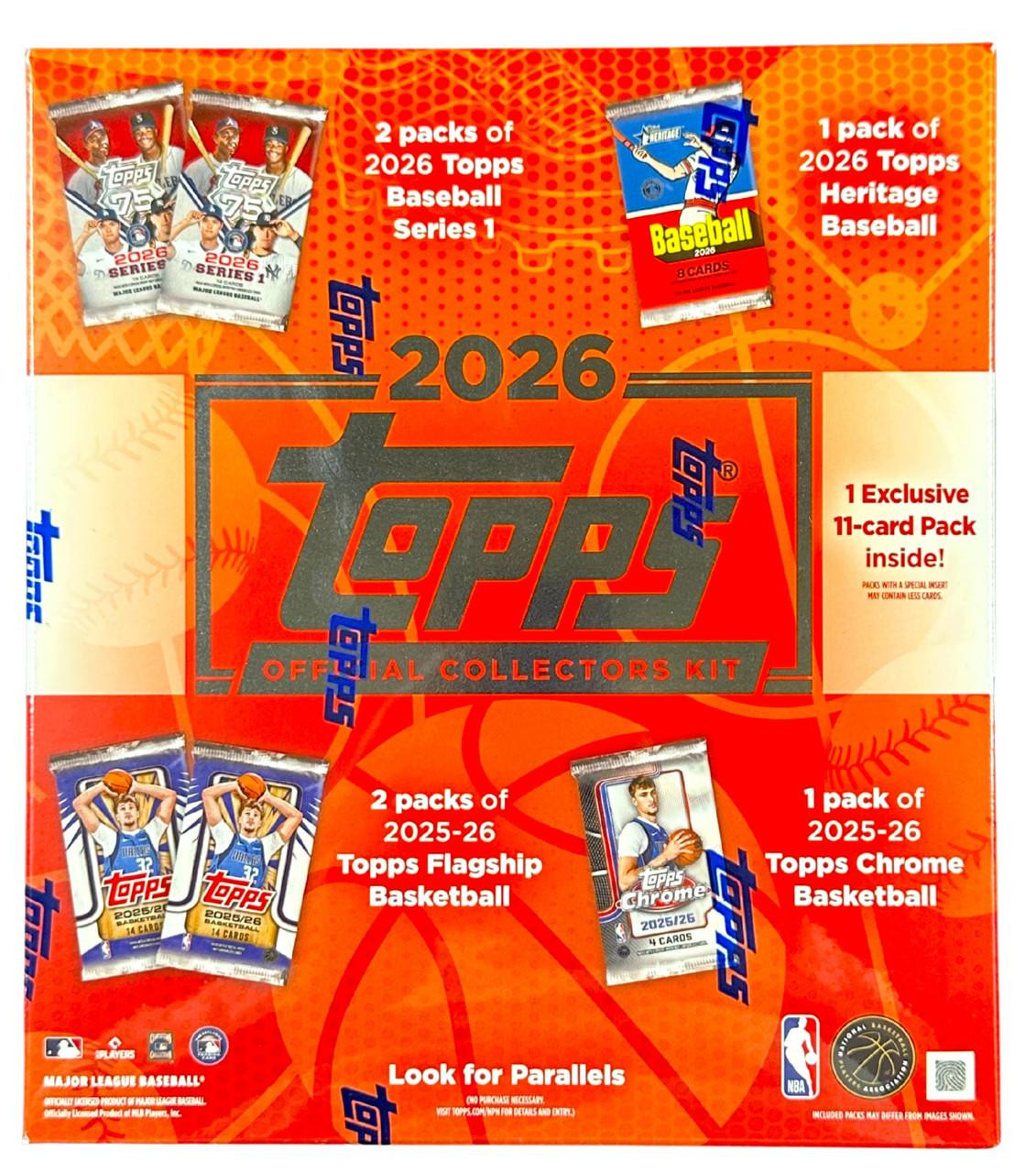 Image of 2026 Topps MLB x NBA Collectors Kit Box