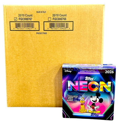 2026 Topps Disney Neon Mega 20 Box Case