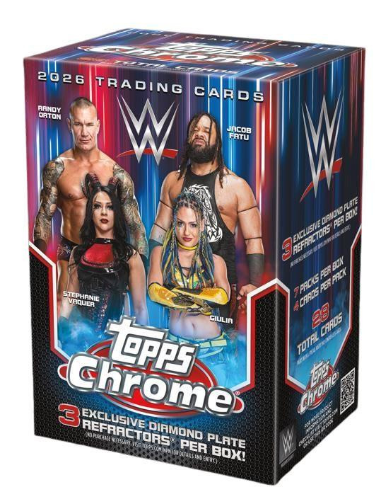 Image of 2026 Topps WWE Chrome Blaster Box