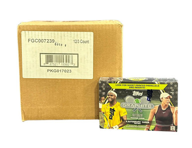 2026 Topps Graphite Tennis Hobby 12 Box Case