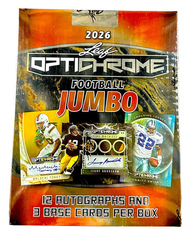 2026 Leaf Optichrome Football Jumbo Box