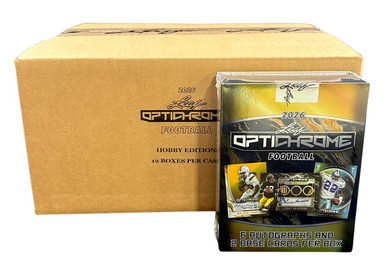 2026 Leaf Optichrome Football Hobby 12 Box Case
