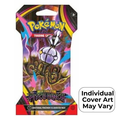 Pokemon Mega Evolution Pitch Black Sleeved Booster Pack