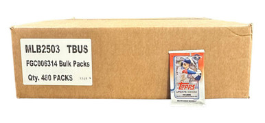 2025 Topps Update Series Baseball Bulk 480 Pack Case