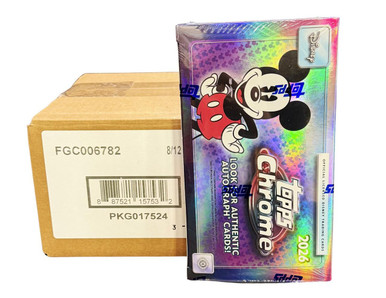 2026 Topps Chrome Disney Hobby 8 Box Case