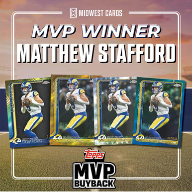 Matthew Stafford -2025 Topps Chrome Football MVP Buyback Kit