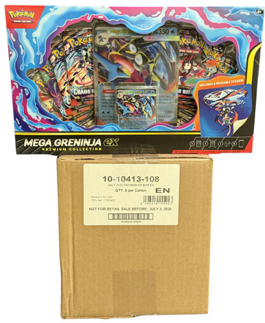 pokemon trading card game greninja ex premium collection Pokemon: Mega Box This box edition elevates the Greninja ex experience by combining powerful cards with premium accessories and collector value Pokemon Mega Greninja Ex Premium