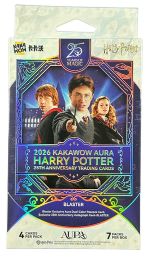 2026 Kakawow Aura Harry Potter 25th Anniversary Blaster Box