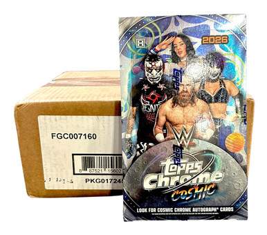 2026 Topps Cosmic Chrome WWE Hobby 8 Box Case