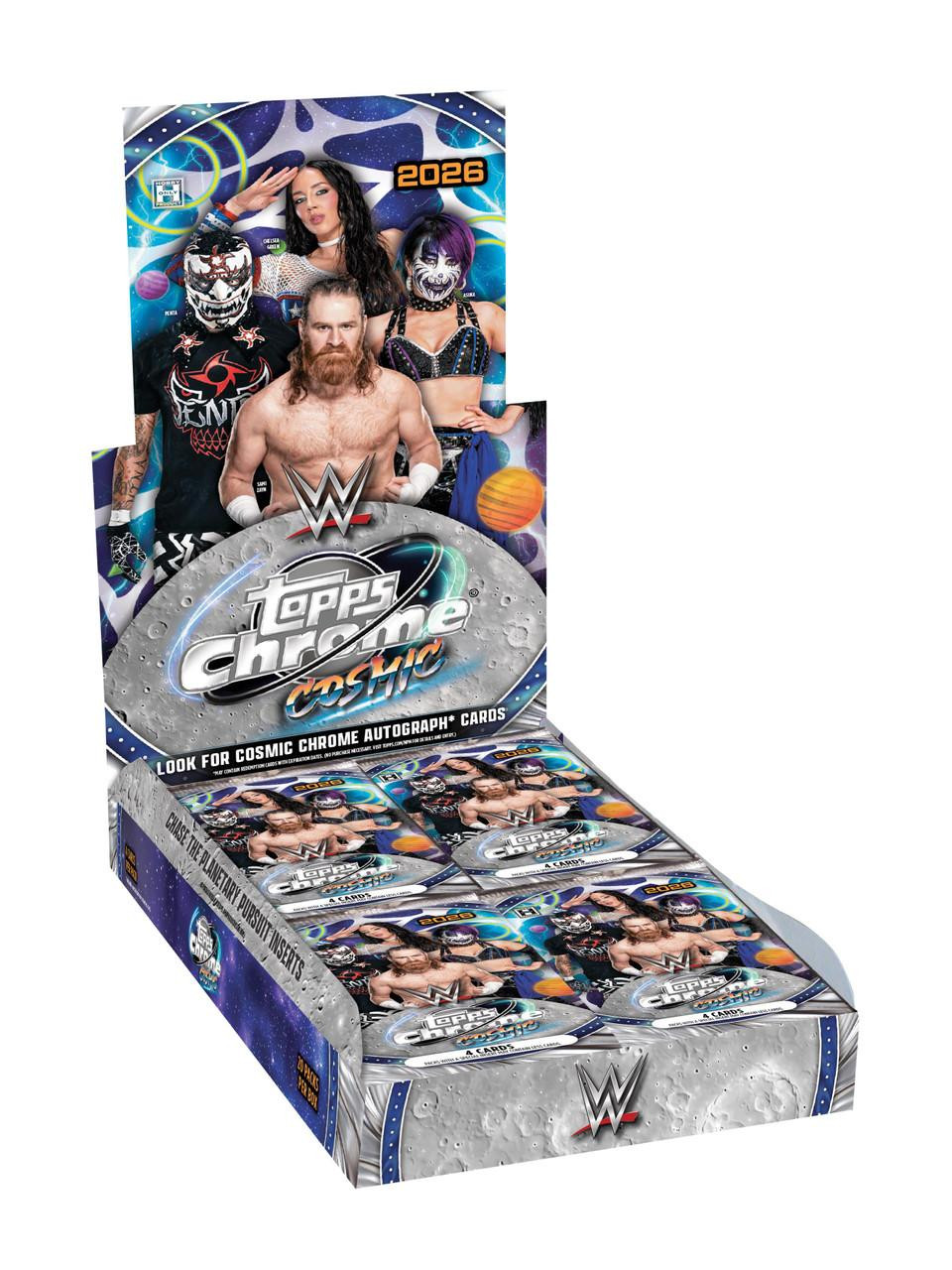 Image of 2026 Topps Cosmic Chrome WWE Hobby Box
