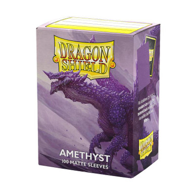 Dragon Shield: Matte Sleeves: Sparkle Series (Purple 'Miasma') Box
